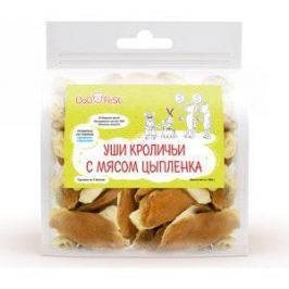Лакомство Dog Fest Уши кроличьи с мясом цыпленка для собак 500г