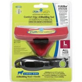 Фурминатор FURminator FURflex deShedding Tool L Comfort Edge Large Dog All Hair против линьки для собак крупных пород с любой длиной шерсти