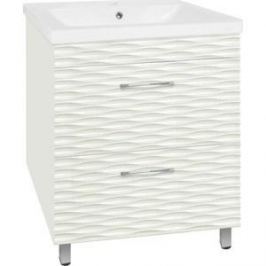 Тумба под раковину Style line Ассоль 70 с доводчиками, 2 ящ., Сомо 70 (2000949084893)