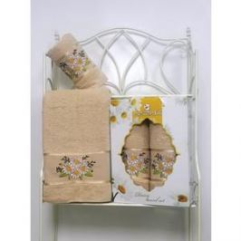 Набор из 2 полотенец Merzuka Daisy (50х80/70х130) (8977 бежевый)