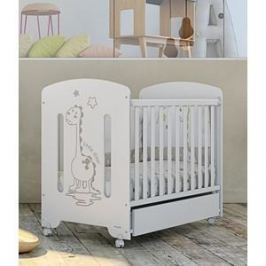 Кроватка Micuna Dinus Plus 120*60 white/grey рисунок