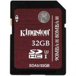 Карта памяти Kingston SDHC 32Gb Class3 (SDA3/32GB)