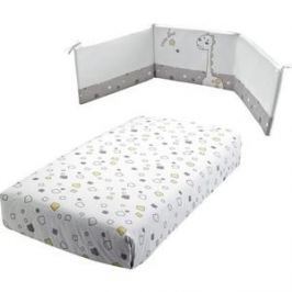 Набор Micuna Dinus покрывало + борт 120*60 TX-1650 grey