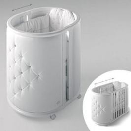 Кроватка-колыбель Bambolina Perla 125х65 белый