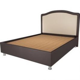 Кровать OrthoSleep Калифорния шоколад-бисквит жесткое основание 90х200