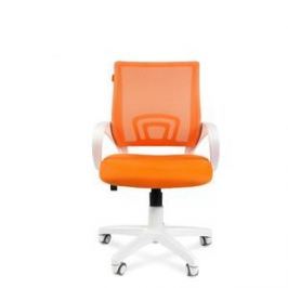 Офисное кресло Chairman 696 белый пластик TW-16/TW-66 оранжевый