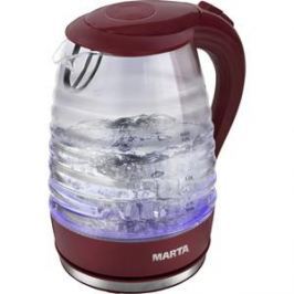 Чайник электрический Marta MT-1084 красный гранат
