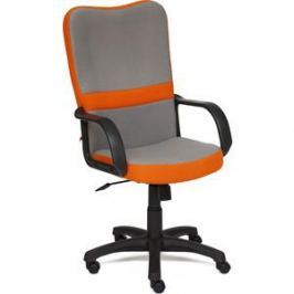 Кресло TetChair СН757 ткань серый/оранжевый С27/С23