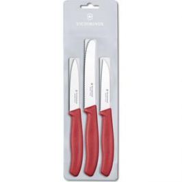 Набор ножей 3 предмета Victorinox красный (6.7111.3)
