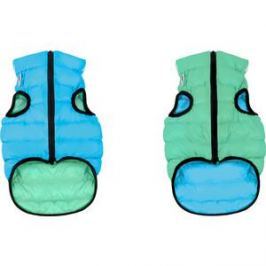 Курточка CoLLaR AiryVest Lumi двухсторонняя светящаяся салатово-голубая размер размер S 30 для собак (2166)