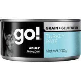 Консервы GO! Cat Grain+Gluten Free Turkey Pate беззерновой паштет с индейкой для кошек 100г (28014)