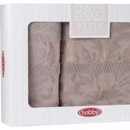 Набор из 2 полотенец Hobby home collection Versal (50x90/70x140) коричневый (1501001824)