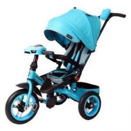 Велосипед 3-х колесный Moby Kids с разворотным сиденьем Leader 360° 12x10 AIR Car бирюзовый 641072