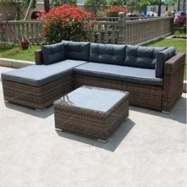 Комплект мебели из искуственного ротанга Afina garden AFM-302 brown/grey