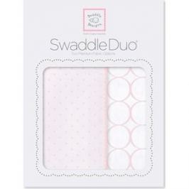 Набор пеленок SwaddleDesigns Swaddle Duo PP Dot/Mod Circle (SD-472PP)