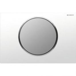 Клавиша смыва Geberit Sigma 10 белый/хром матовый (115.758.KL.5)