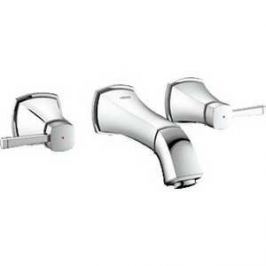 Смеситель для раковины Grohe Grandera настенный на 3 отверстия 177 мм для 29025 (20414000)