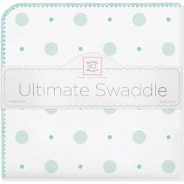 Фланелевая пеленка SwaddleDesigns для новорожденного SC Big Dot Lt Dot (SD-492SC)