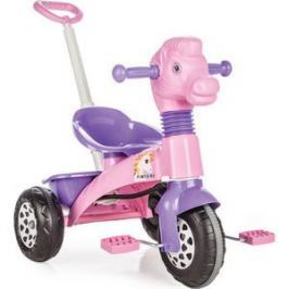 Трехколесный велосипед Pilsan Pony Bike с родительской ручкой цвет розово-фиолетовый (07-139)