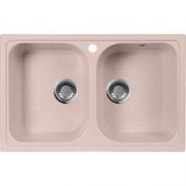 Кухонная мойка AquaGranitEx M-15 775х495 розовый (M-15 (315))