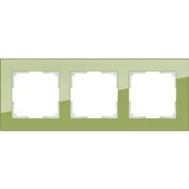 Рамка Werkel Favorit на 3 поста фисташковый WL01-Frame-03