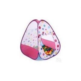Домик Bony в комплекте с шариками Треугольник большой LI526 Pink 85х85х100 100 шаров