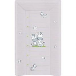 Матраc пеленальный Ceba Baby 70 см с изголовьем на кровать 120*60 см Zebra grey W-201-002-260