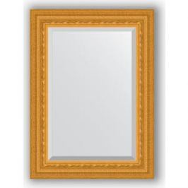 Зеркало с фацетом в багетной раме поворотное Evoform Exclusive 55x75 см, сусальное золото 80 мм (BY 1224)