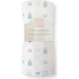 Пеленка детская тонкая SwaddleDesigns Маркизет TB Peace Love Sw (SD-132TB)
