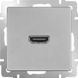Розетка HDMI Werkel Розетка HDMI серебряная WL06-60-11