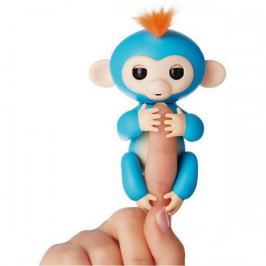 FINGERLINGS Интерактивная обезьянка БОРИС (синяя), 12 см, FINGERLINGS