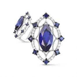Серьги с сапфирами и бриллиантами из белого золота VALTERA 65757