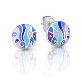 Серьги с эмалью из серебра VALTERA 79396