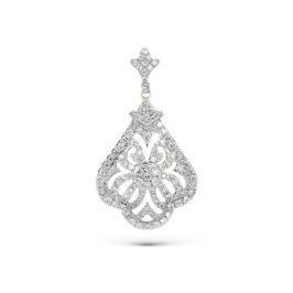 Подвес с бриллиантами из желтого золота VALTERA 68343