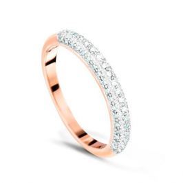 Кольцо с бриллиантами из розового золота VALTERA 42374