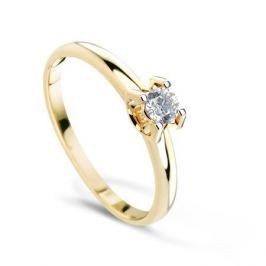 Кольцо с бриллиантами из желтого золота VALTERA 69945