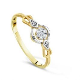 Кольцо с бриллиантами из розового золота VALTERA 66788