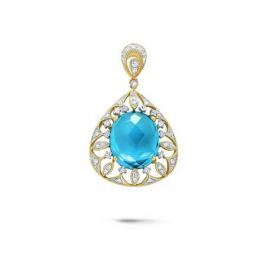 Подвес с топазами и бриллиантами из желтого золота VALTERA 65554