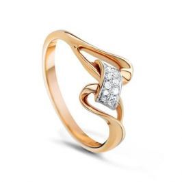 Кольцо с бриллиантами из розового золота VALTERA 53920