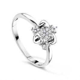 Кольцо с бриллиантами из белого золота VALTERA 60727