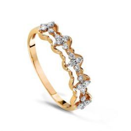 Кольцо с бриллиантами из розового золота VALTERA 68350