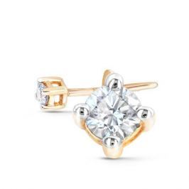 Серьги с бриллиантами из желтого золота VALTERA 48300