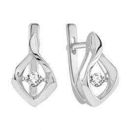 Серьги с бриллиантами из белого золота VALTERA 90593