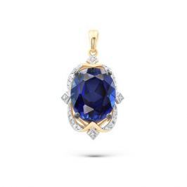 Подвес с сапфирами и бриллиантами из розового золота VALTERA 91785