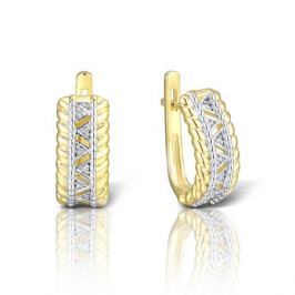 Серьги с бриллиантами из серебра VALTERA 93456