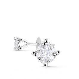 Серьги с бриллиантами из белого золота VALTERA 53254