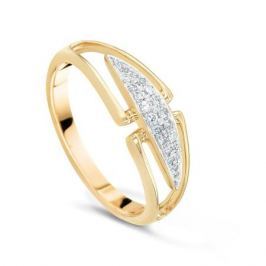 Кольцо с бриллиантами из розового золота VALTERA 41059